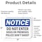 Signmission Do Not Enter Dog On Premises Police Don't Shoot OSHA Notice Sign, Vinyl Decal, 7in W x 5in L, 2PK OS-2PACK-NS-D-57-L-11178 - alternate 2
